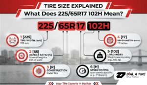 Read more about the article Tire Size Guide – Reading the Sidewall & Finding the Right Fit for Any Vehicle in HRM