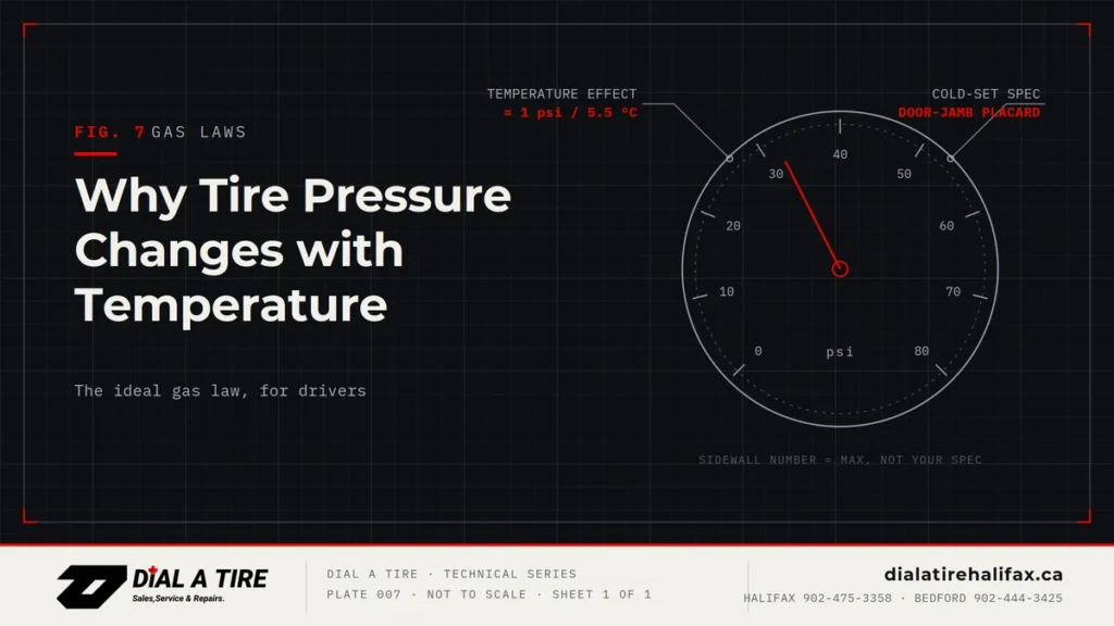 Why Tire Pressure Changes with Temperature: The Ideal Gas Law for Drivers