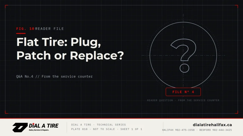 Dial A Tire Q&A #4: Flat Tire — Plug, Patch or Replace?