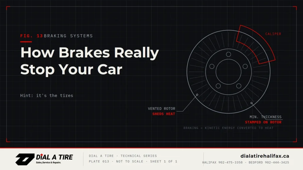 How Brakes Really Stop Your Car (Hint: It’s the Tires)
