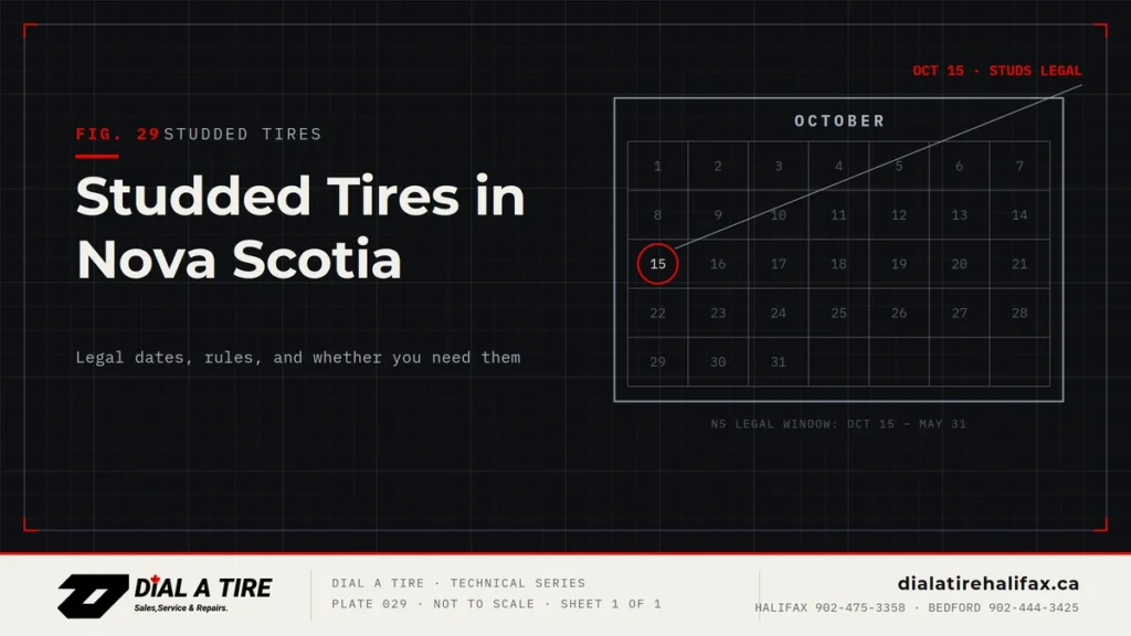Studded Tires in Nova Scotia: Legal Dates, Do You Need Them?