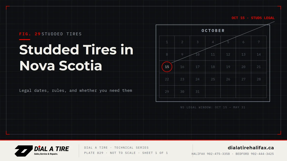 You are currently viewing Studded Tires in Nova Scotia: Legal Dates, Do You Need Them?