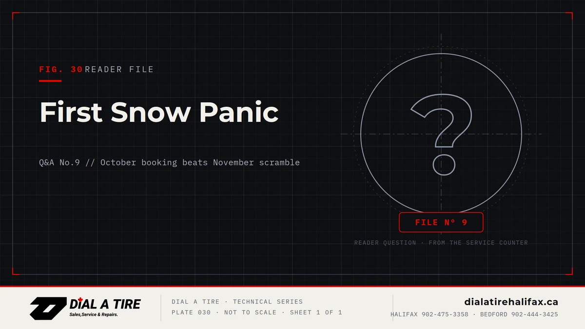 You are currently viewing Why October Beats November for Halifax Winter Tire Booking